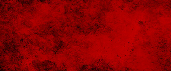 Abstract red background vintage grunge texture. Dark slate background toned classic red color, old vintage distressed bright red paper illustration, red wall scratches, blood Dark Wall Texture.	