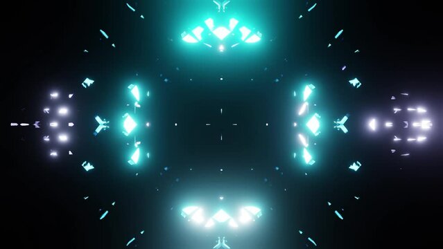 Blue crystall VJ loop equalizer