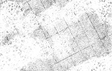 Grunge black and white texture.Overlay illustration over any design to create grungy vintage effect and depth. For posters, banners, retro and urban designs.
