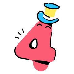 An editable sticker design of date 