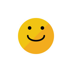 smile emoji vector for website, icon, symbil presentation