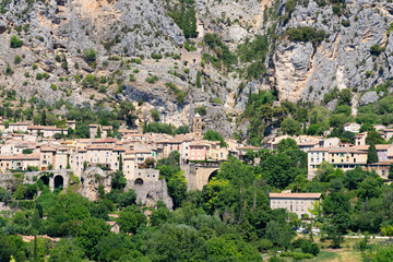 Moustiers-Sainte-Marie, one of the most beautiful village in France