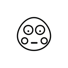 sky emoji vector for website, icon, symbil presentation