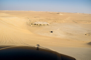 Fototapeta na wymiar Awesome Desert Background Landscape at Siwa, Egypt
