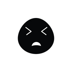 hurt emoji vector for website symbol icon presentation