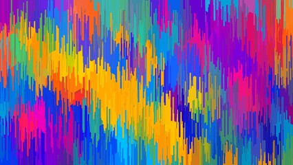 abstract colorful watercolor painting background with fur or glitch effect. Funky and trendy background.