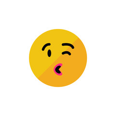 beauty emoji vector for website symbol icon presentation