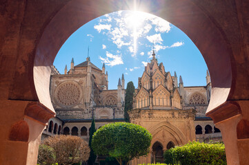 Royal Monastery of Santa Maria de Guadalupe. Caceres, Spain. High quality photo