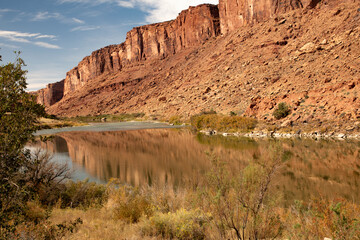 Fototapeta na wymiar Colorado River Canyon near Moab Utah
