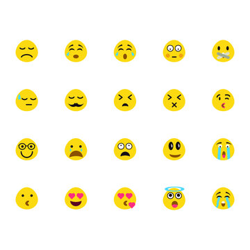 emoji set vector for website symbol icon presentation