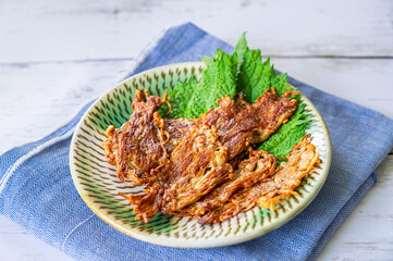 エノキのカリカリ焼き
