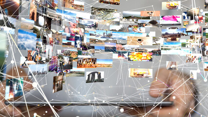 Internet broadband and multimedia streaming entertainment