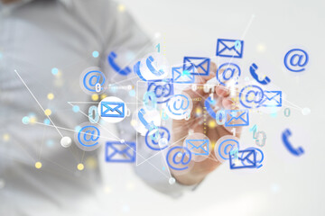 mail communication support contact concept service