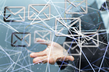 Mail Communication Connection message to mailing