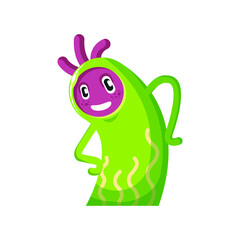 character plant and animal monster vector cartoon good for icon, emoticon, best for logo,  