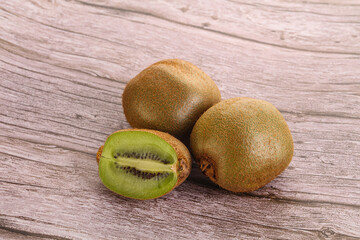Sweet ripe and juicy kiwi fruit