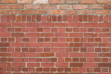 Red brick wall building exterior