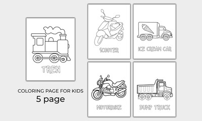 Toddler Coloring Page For Kids