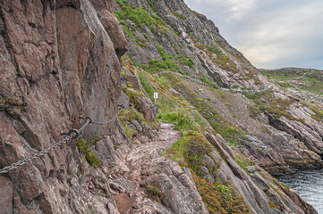 Guard rails on the North Head Hiking trail at Signal Hill