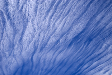 Fototapeta na wymiar Wispy Cirrus Clouds