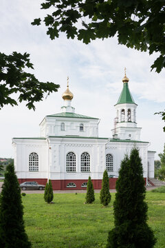 Orthodox church of the Intercession of the Holy Mother of God in the city of Polotsk, Belarus