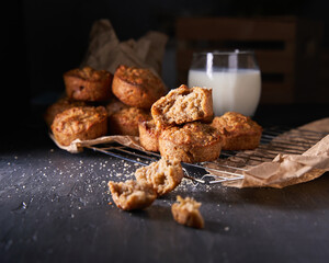 Muffins with milk