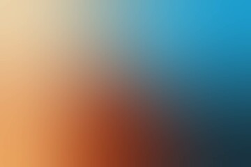 Abstract brown and blue soft gradient background.
