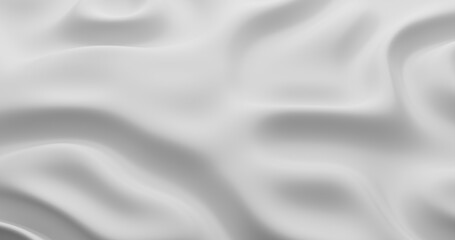 White cloth texture background. 3d rendering.	