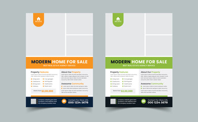 Real Estate Flyer Template Design