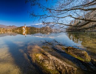 reflection in the water
