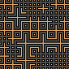 Abstract lines Maze generative art background art illustration