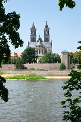 Evangelical Cathedral of Saint Maurice and Saint Catherine, Magdeburg. A masterpiece of Gothic architecture, Germany.