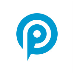 point direction vector logo template