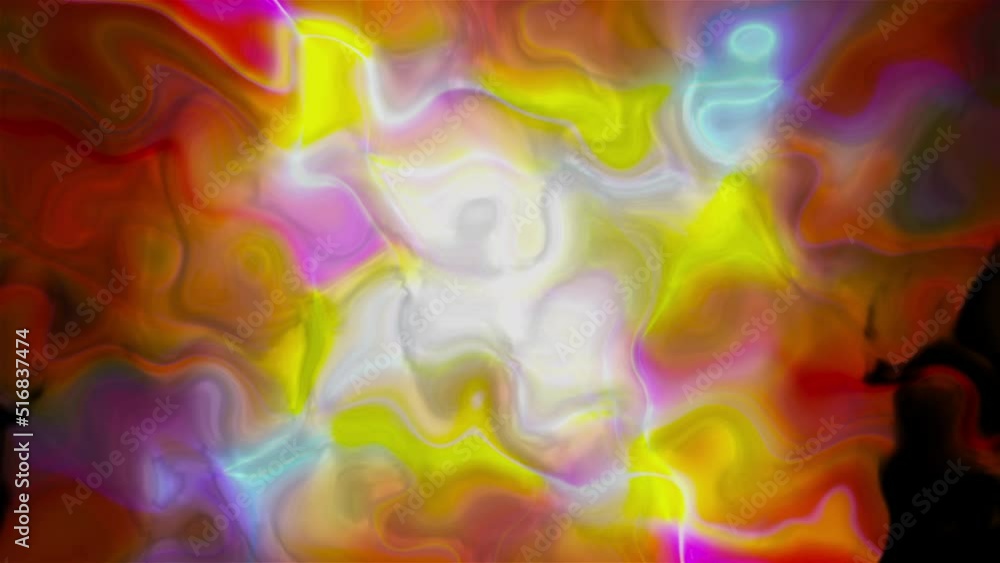 Poster waving abstract. computer generated 3d render