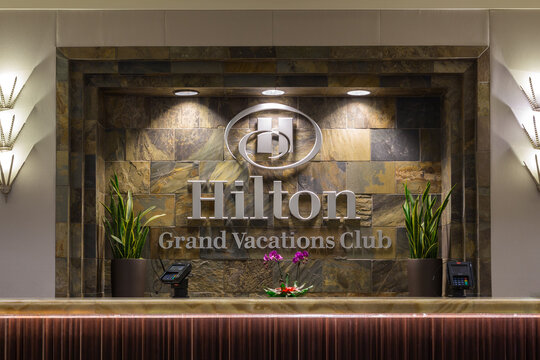 Hilton Grand Vacations Club sign in Las Vegas, Nevada