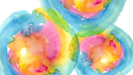 colorful watercolor texture, handmade
