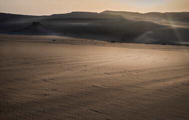 sand dunes in the desert