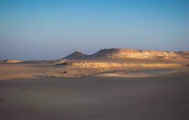Fototapeta na wymiar Dramatic view at desert 