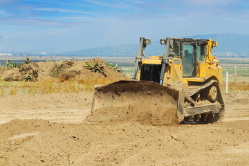 Maquina excavadora para trabajo industrial