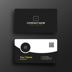 Business card design template, Clean professional business card template, visiting card, business card template.