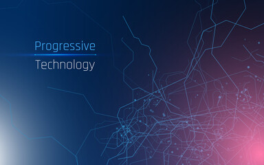 futuristic abstract background. Server, internet, speed. Futuristic tunnel HUD. Motion graphics for an abstract data center .  wireframe ,dark 
 background and  Dotted texture template.