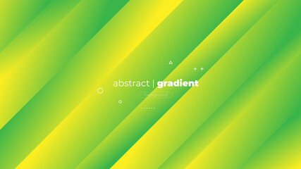 Abstract Modern Background Landing Page with Diagonal Lines Element and Yellow Green Gradient Color