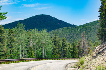 road through the mountains