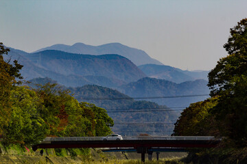 highway through the mountains