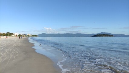 Praia ilha de Florianópolis Santa Catarina Brasil