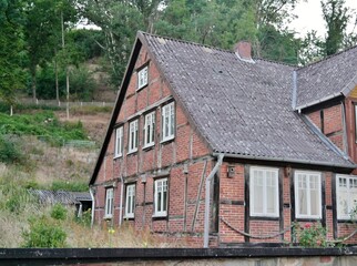 Fachwerkhaus im Wendland in den Elbtalaue