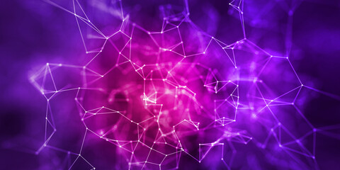 Digital plexus background, big data visualisation background. Modern and futuristic virtual abstract background. Concept of connectivity