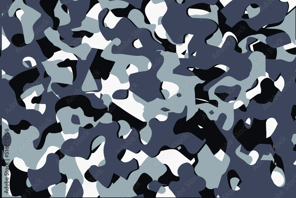 Poster seamless pattern camouflage military texture. army background. print on fabric on paper. gray spots 