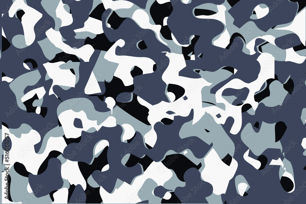 Poster seamless pattern camouflage military texture. army background. print on fabric on paper. gray spots 