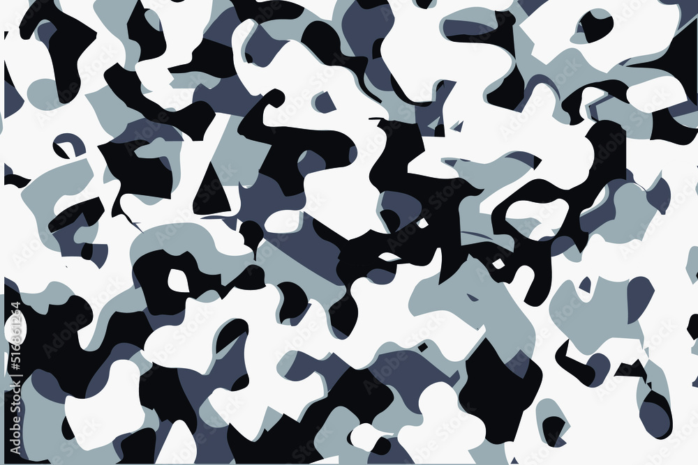 Poster seamless pattern camouflage military texture. army background. print on fabric on paper. gray spots 